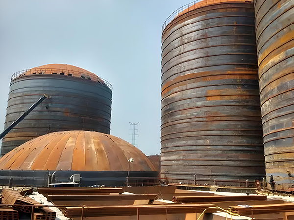 怀宁焦粉钢板仓